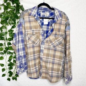 We The Free Multicolor Plaid Button-Down Shirt